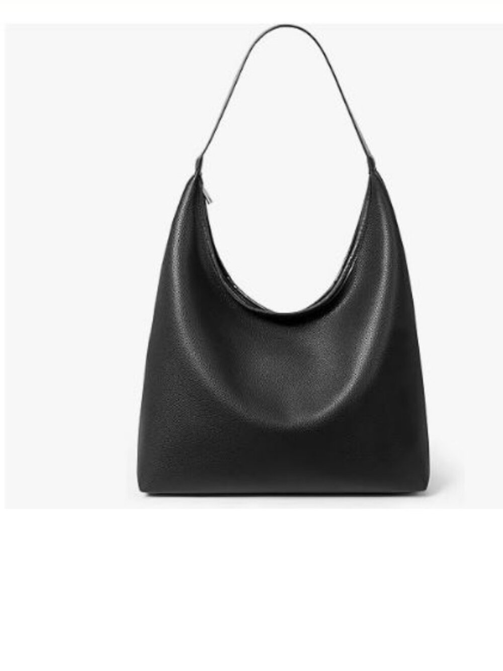 Large Vegan Leather Hobo Bag Women’s Slouchy Work Tote with Pockets